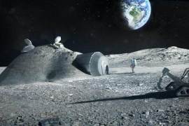 宇航员尿液或能成为3D打印月球基地关键材料