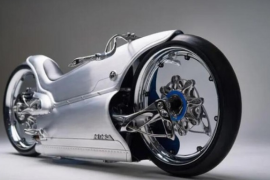 独一无二，3D打印底盘打造的未来派摩托车
