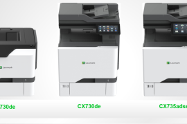 Lexmark 利盟推出新品A4幅面中型工作組級彩色單功能及多功能激光打印機