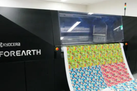 京瓷推出新型可持续喷墨纺织品打印机