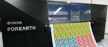 京瓷推出新型可持续喷墨纺织品打印机