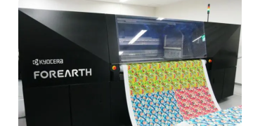 京瓷推出新型可持续喷墨纺织品打印机