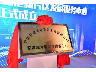 上海移动临港新片区发展服务中心揭牌成立，加快5G规划建设