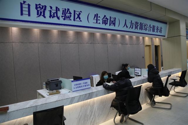 中国自贸试验区（生命园）人力资源综合服务站开放
